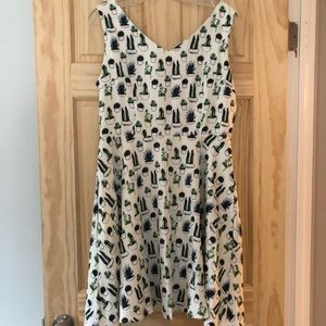 Cute cactus/ succulent dress